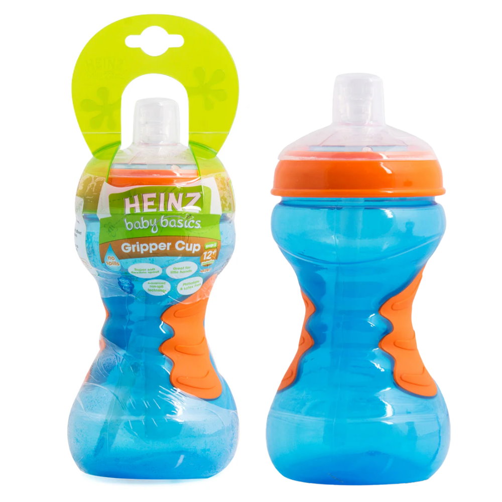 Heinz Baby Basics Gripper Straw Cup 12m+ 440ml - Makeup Warehouse Australia