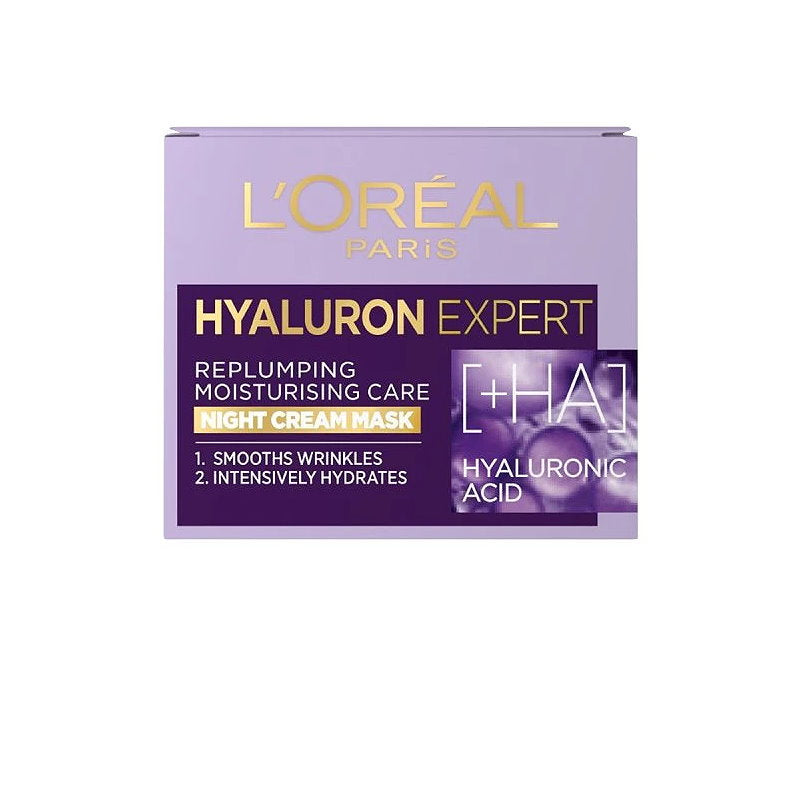 3pk LOreal Hyaluron Expert Replumping Moisturising Night Cream Mask spf20