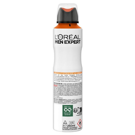 LOreal Men Expert Hydra Energetic Extreme Sport Anti Perspirant Deodorant 250ml