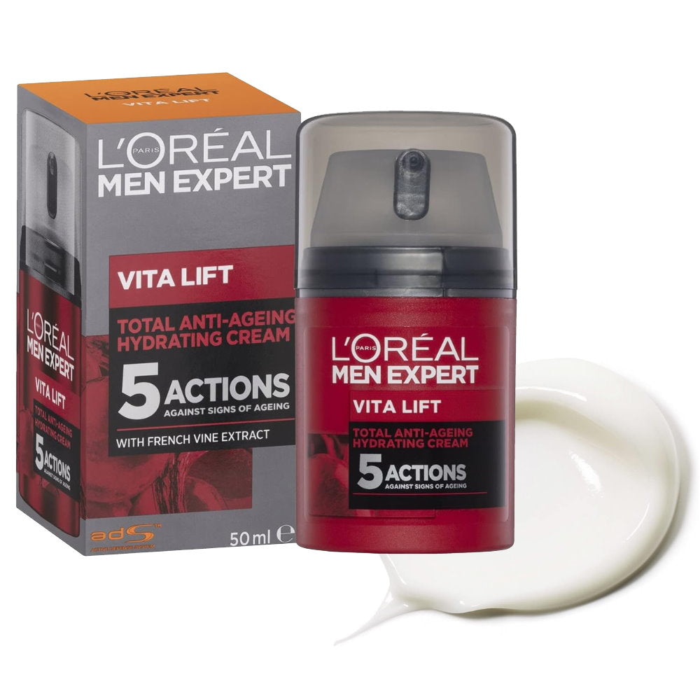 6pk LOreal Men Expert Vita Lift 5 Actions with French Vine Extract 50mL - Shop Online and Buy Now