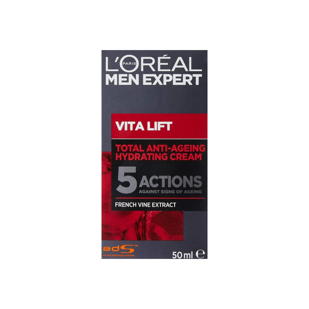 12x LOreal Men Expert Vita Lift 5 Actions with French Vine Extract 50mL