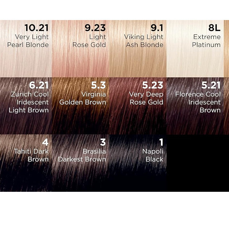 L'Oreal Paris Preference Permanent Hair Colour 6.21 Zurich Cool Iridescent Light Brown