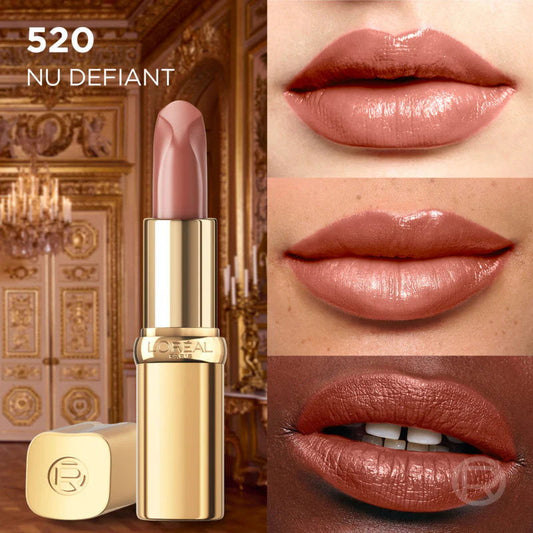 L'Oreal Paris Color Riche Satin Nude Intense Lipstick 520 Nu Defiant