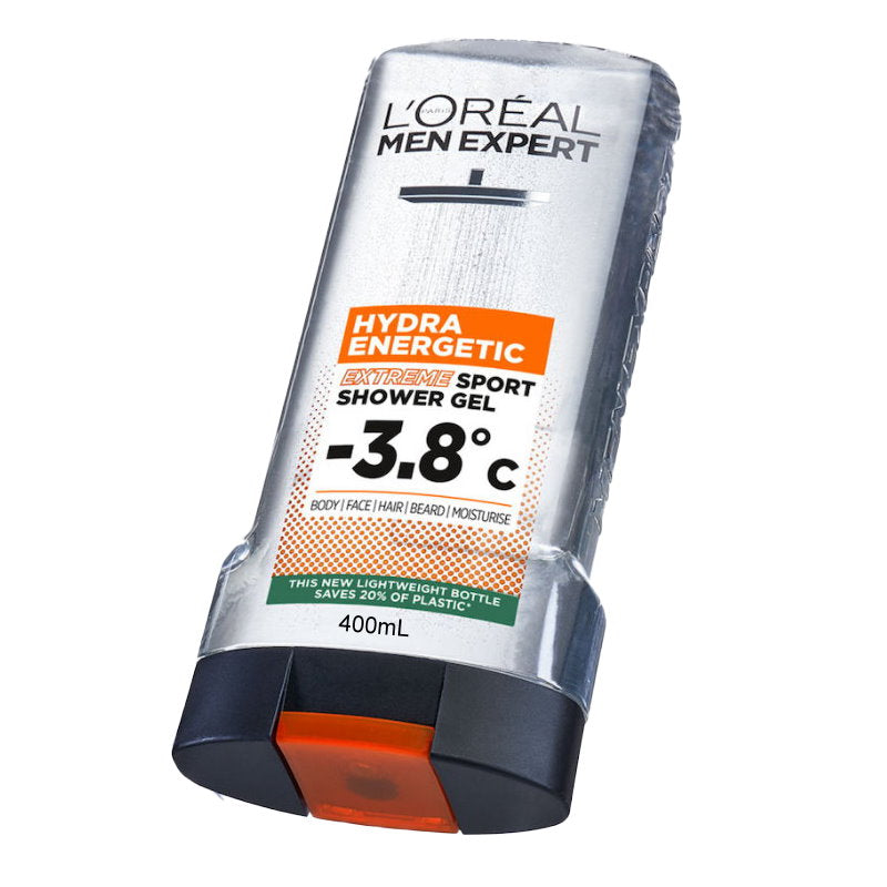 24x L'Oreal Men Expert Hydra Energetic Extreme Sport Shower Gel 400ml