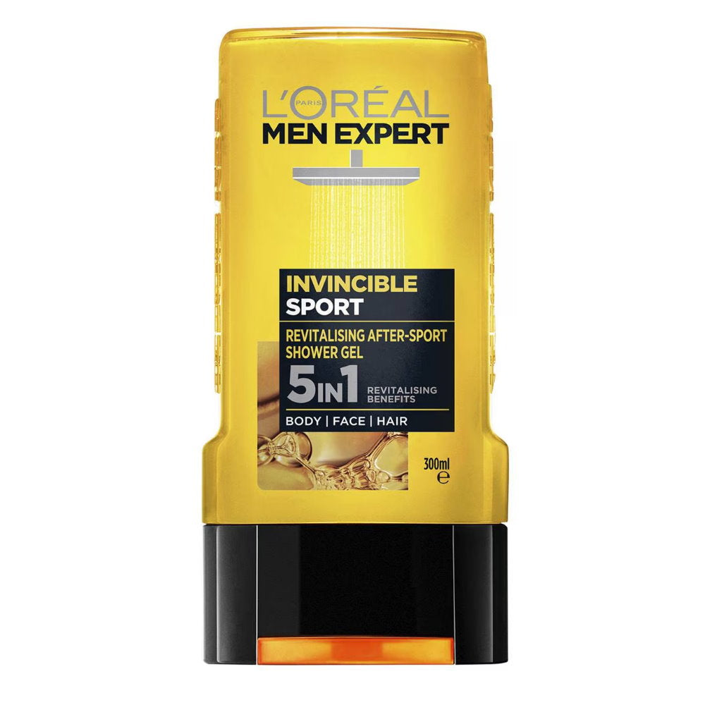 24x L'Oreal Men Expert Invincible Sport Shower Gel 300ml