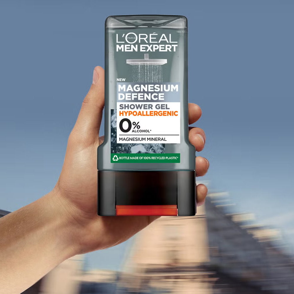 12x L’Oreal Men Expert Magnesium Defence Hypoallergenic Shower Gel 300ml