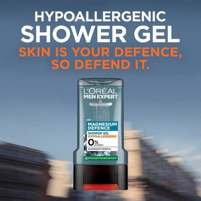 L’Oreal Men Expert Magnesium Defence Hypoallergenic Shower Gel 300ml