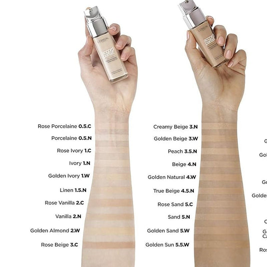 L'Oreal Paris True Match Super Blendable Liquid Foundation 30ml 2C Rose Vanilla