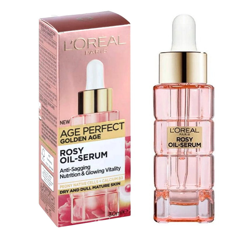 L'Oreal Paris Age Perfect Golden Age Rosy Oil-Serum - LOreal Makeup Warehouse