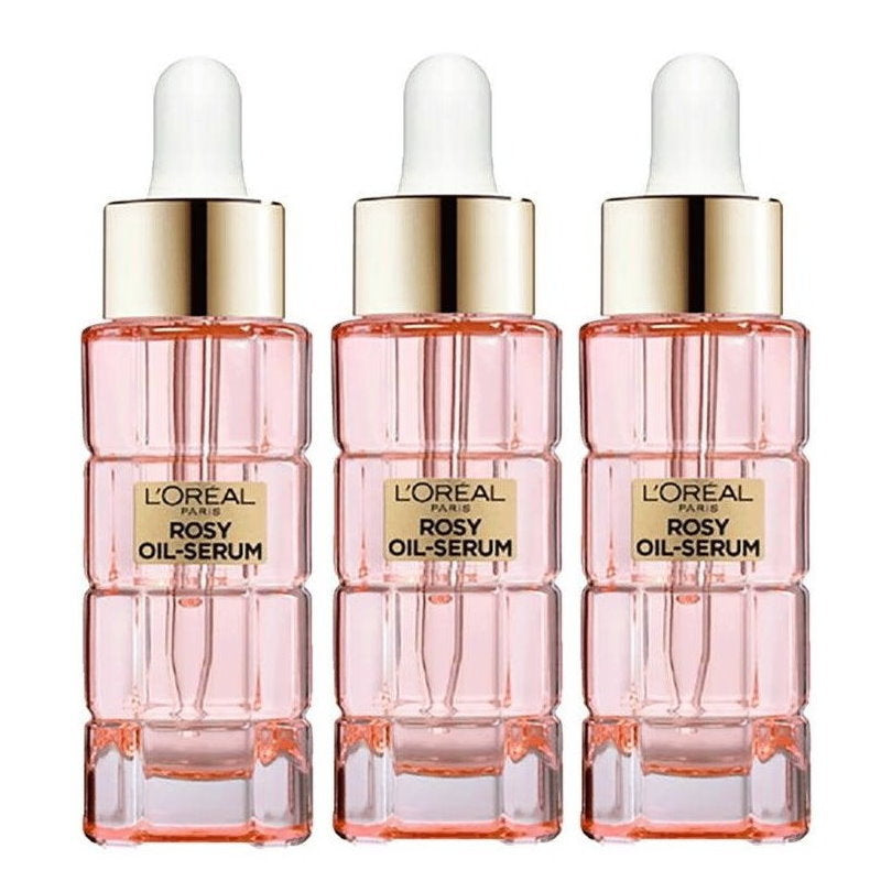 3x L'Oreal Paris Age Perfect Golden Age Rosy Oil-Serum 30mL