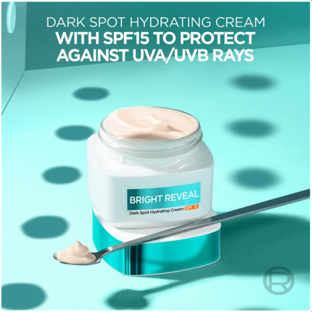 L'Oreal Paris Bright Reveal Dark Spot Hydrating Cream Moisturiser SPF15 50ml