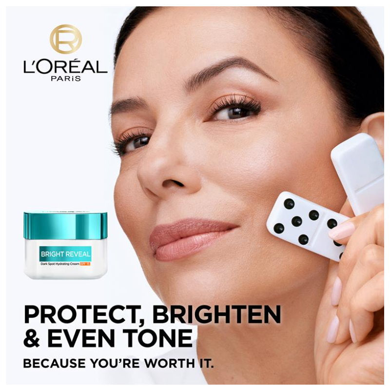 12x L'Oreal Paris Bright Reveal Dark Spot Hydrating Cream Moisturiser SPF15 50ml