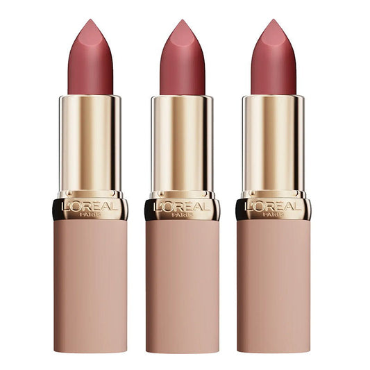 3x L'Oreal Paris Color Riche Blurred Matte in Balm Lipstick - 601 Worth It