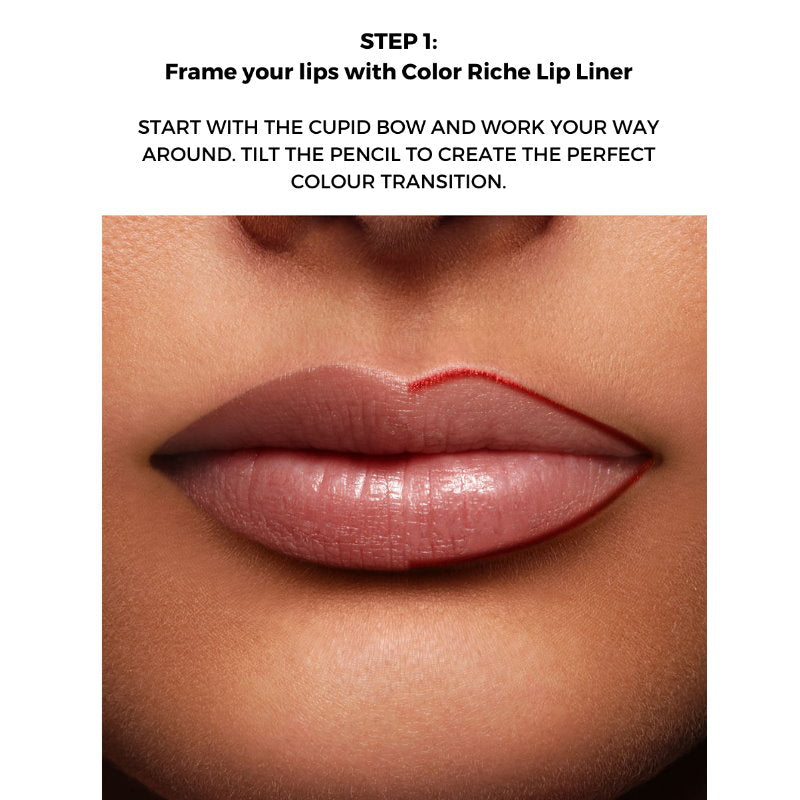 3pk L'Oreal Paris Color Riche Le Lip Crayon Lip Liner 635 Worth It Medium