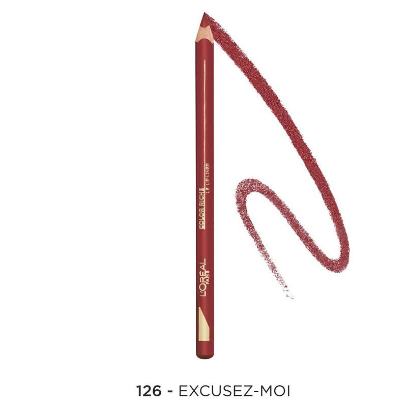 3x L'Oreal Paris Color Riche Lipliner 1.2g 126 Excusez Moi