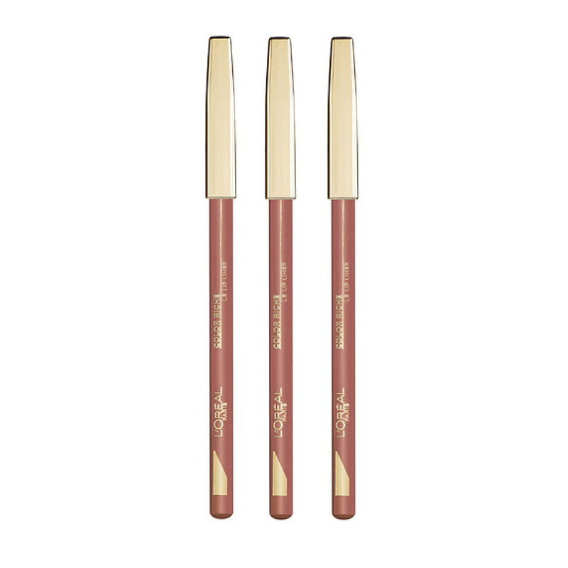 3x L'Oreal Paris Color Riche Lipliner 1.2g 630 Beige a Nu