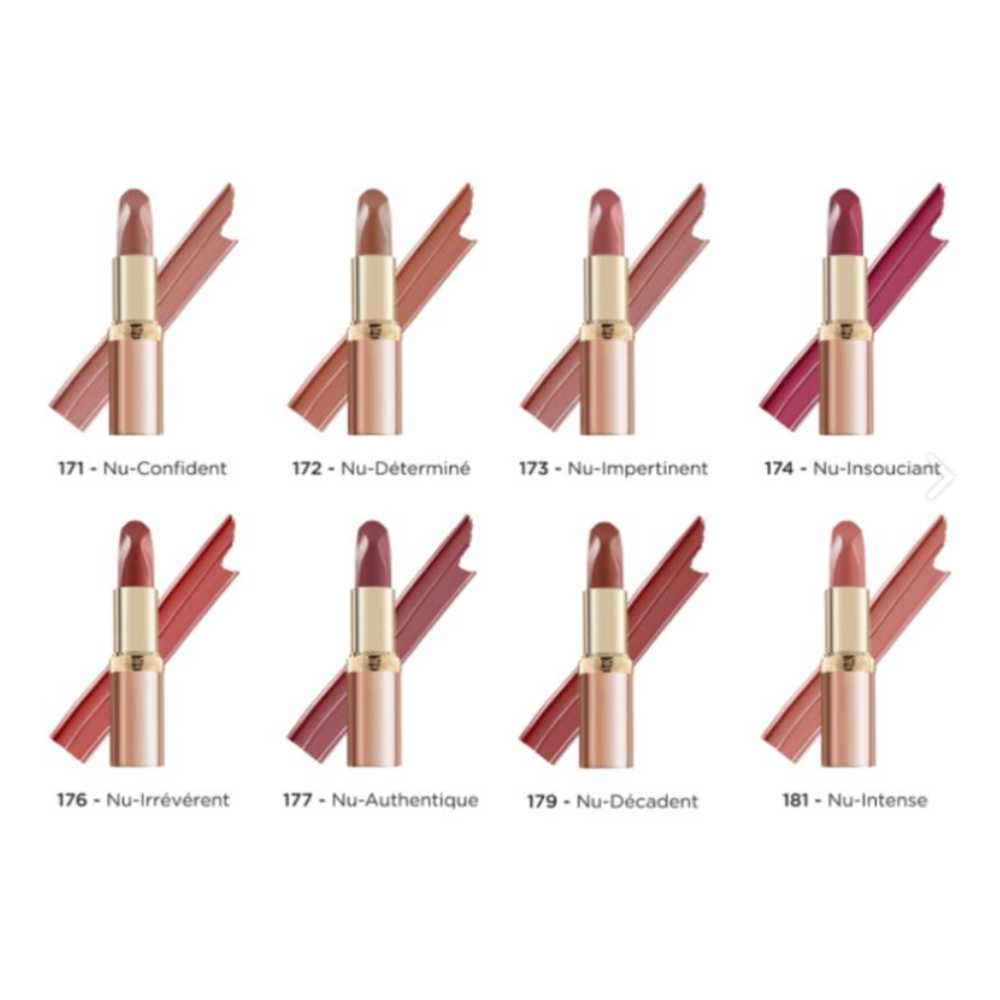 6x L'Oreal Paris Color Riche Nudes Lipstick 173 Nu Impertinent