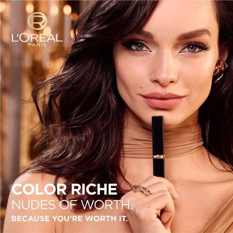 6x L'Oreal Paris Color Riche Volume Matte Nudes of Worth Lipstick 505 Le Nude Resilient