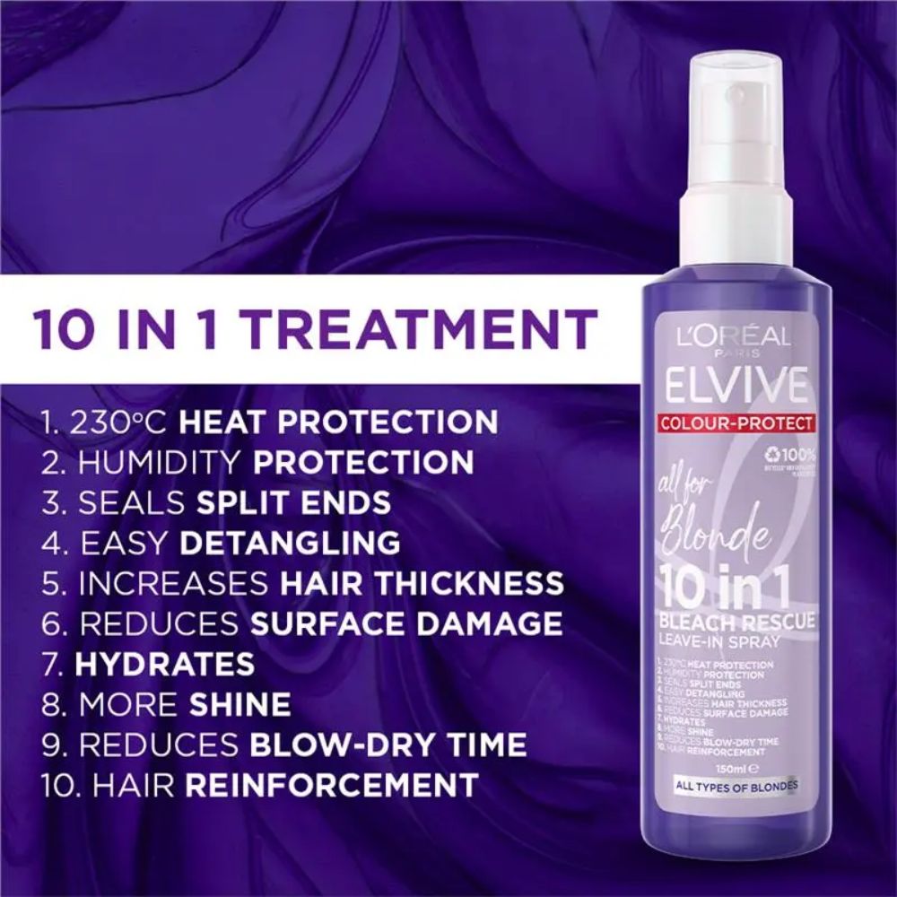 L'Oreal Paris Elvive Blonde 10 in 1 Leave In Spray 150ml