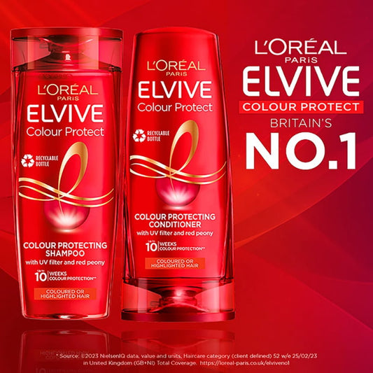 6x L'Oreal Paris Elvive Colour Protect Conditioner 300ml