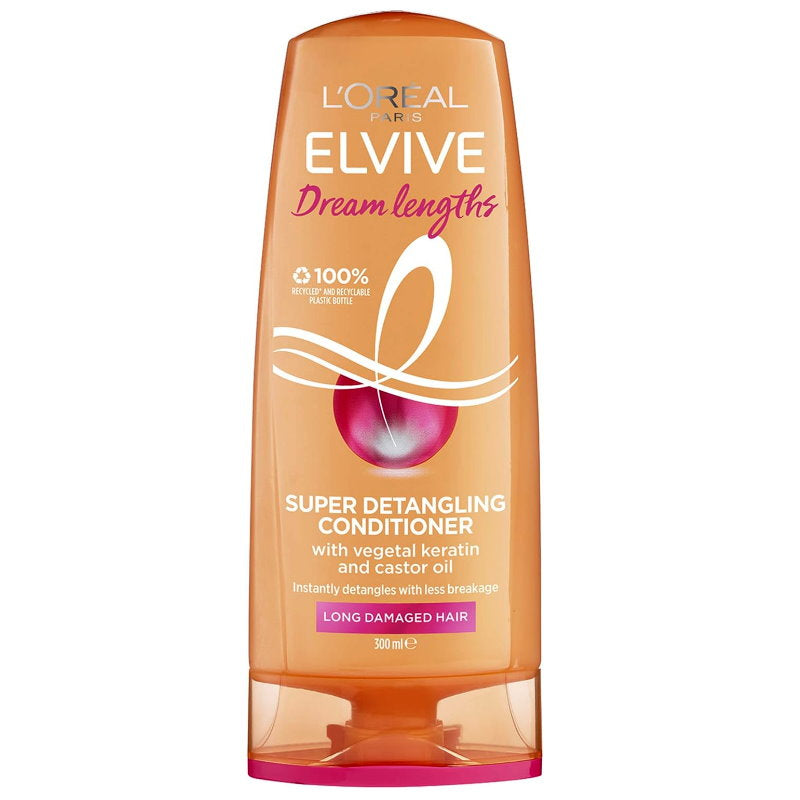 6x L'Oreal Paris Elvive Dream Lengths Detangling Conditioner 300ml