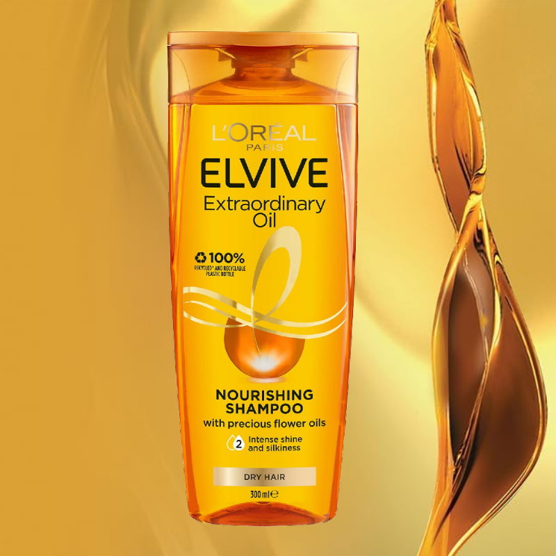 12x L’Oreal Paris Elvive Extraordinary Oil Nourishing Shampoo 300mL