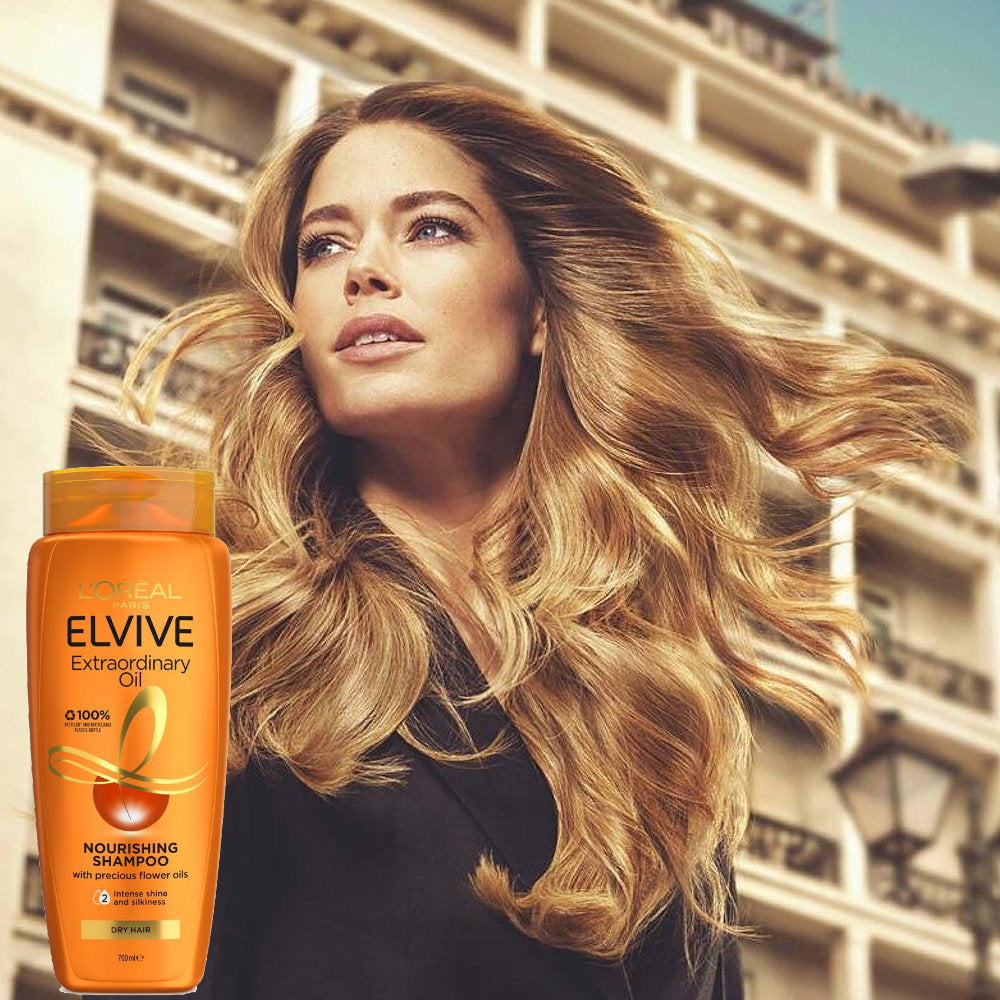 12x L'Oreal Paris Elvive Extraordinary Oil Nourishing Shampoo 700ml