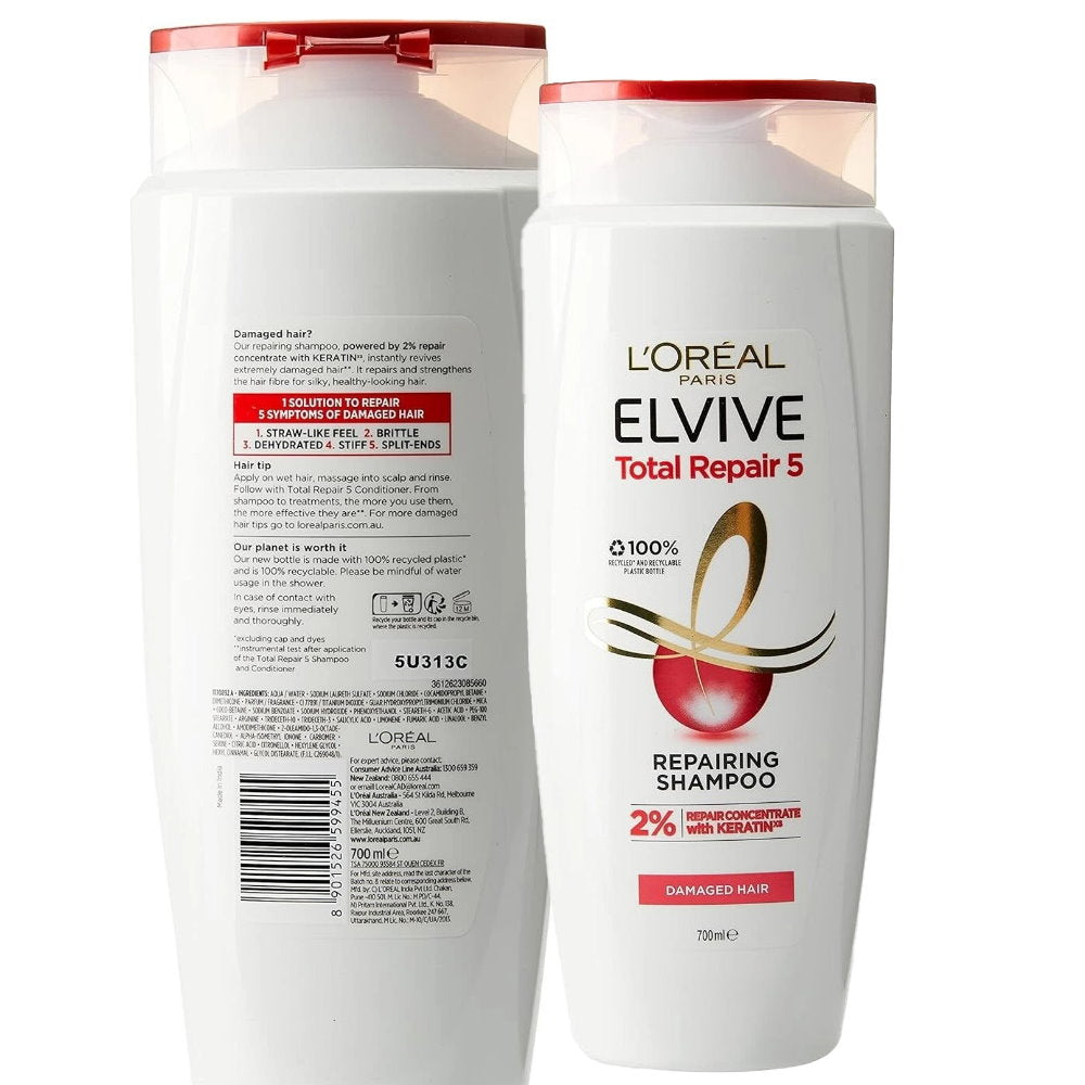 L'Oreal Paris Elvive Total Repair 5 Shampoo 700mL