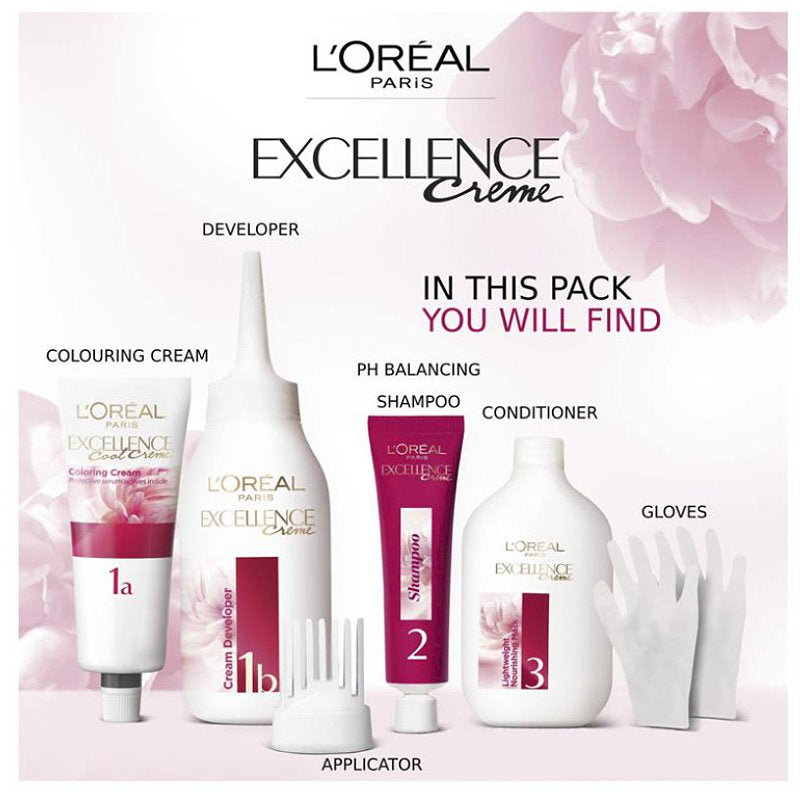 L'Oreal Paris Excellence Crème Permanent Hair Colour 8.3 Golden Blonde