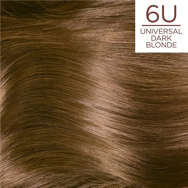 6x L'Oreal Paris Excellence Creme Universal Nudes Hair Colour 6U Dark Blonde