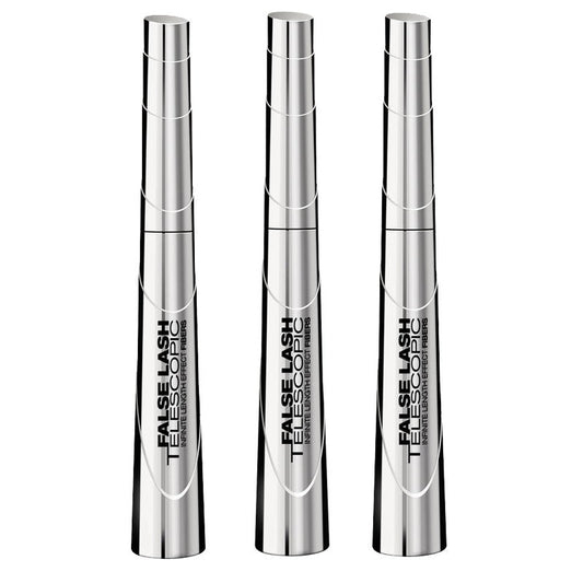 3pk LOreal Telescopic Lengthening Mascara Magnetic Black