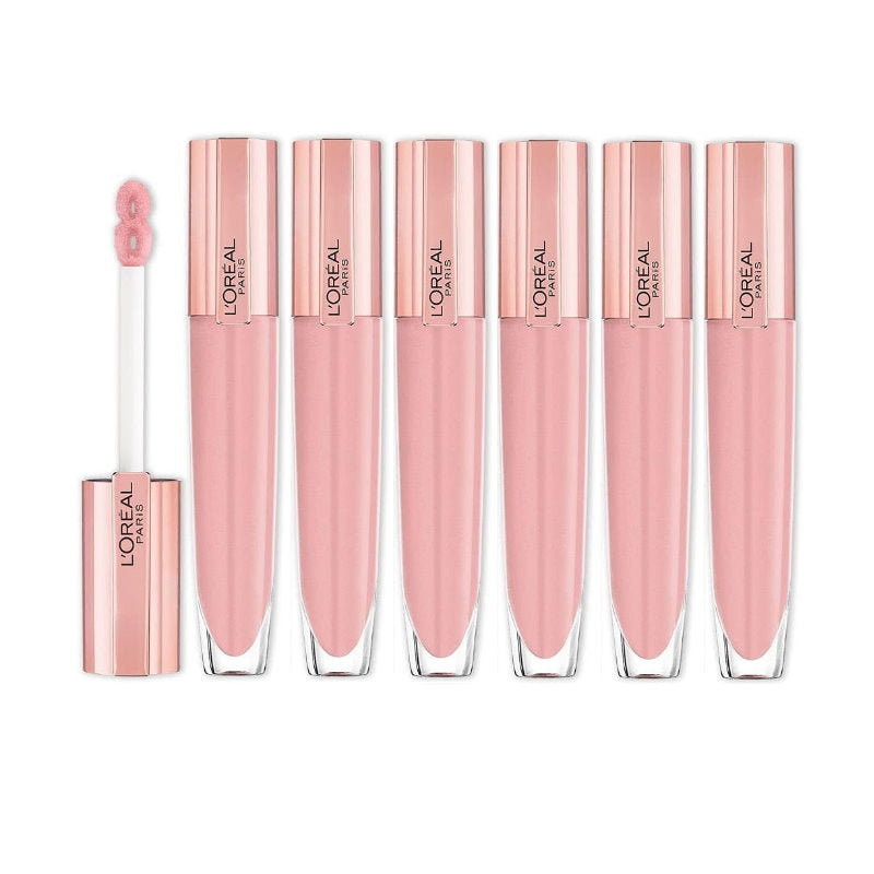 6pk L'Oreal Paris Glow Paradise Plumping Lip Gloss - 402 I Soar (carded)