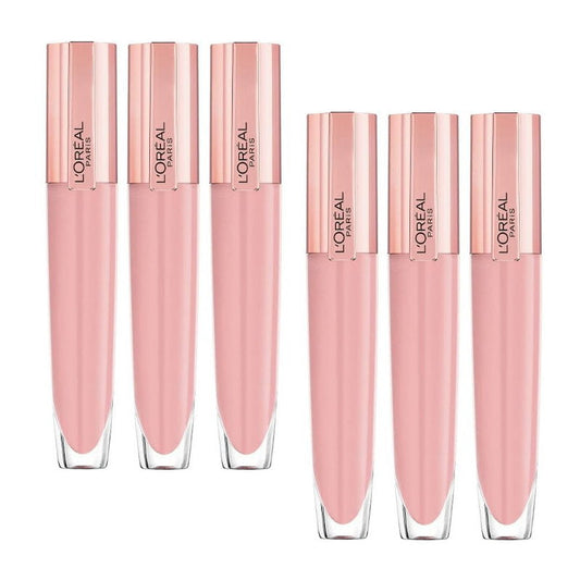 6x L'Oreal Paris Glow Paradise Plumping Lip Gloss 7ml 402 I Soar