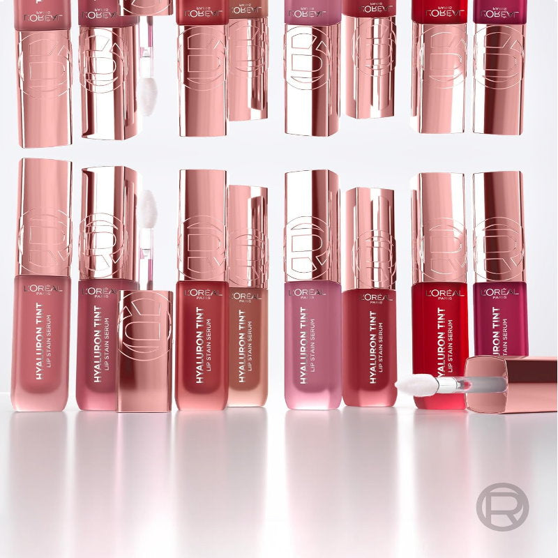 3x L'Oreal Paris Hyaluron Tint Lip Stain Serum 635 Worth It Medium 5ml