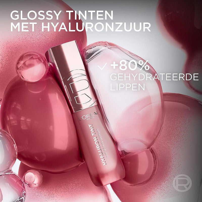 3x L'Oreal Paris Hyaluron Tint Lip Stain Serum 635 Worth It Medium 5ml
