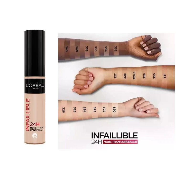 3x L'Oreal Paris Infallible 24H Full Coverage More Than Concealer 11ml 326 Vanilla