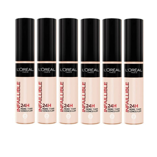 6x L'Oreal Paris Infallible 24H Full Coverage More Than Concealer 323 Fawn