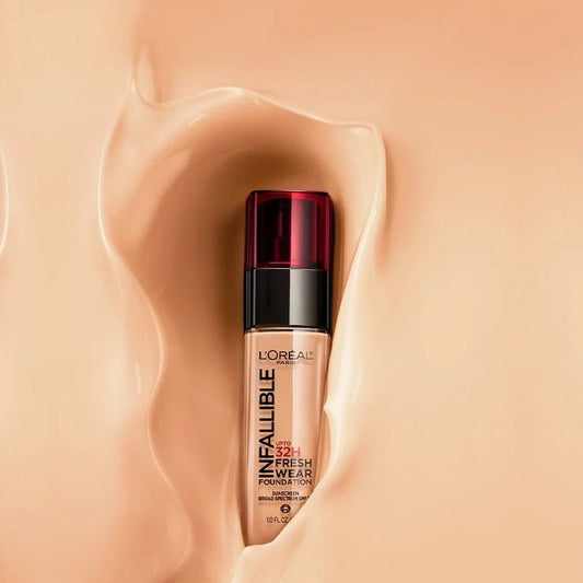 12x L'Oreal Paris Infallible Fresh Wear 32H Foundation - 145 Cool Rose