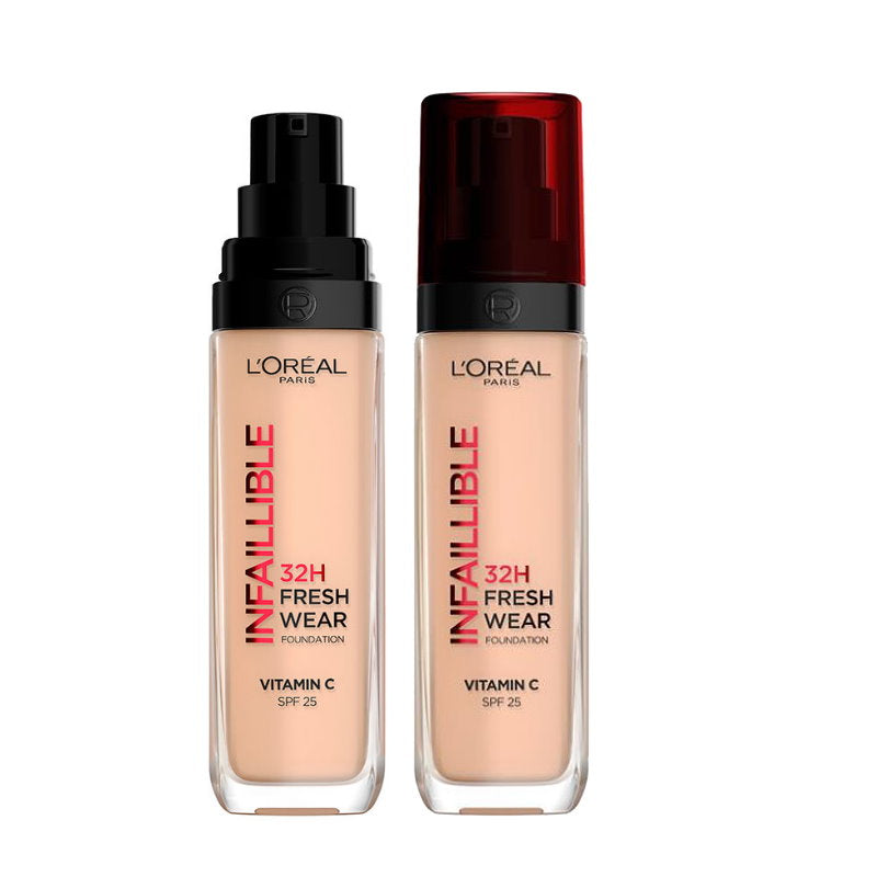 48pk L'Oreal Paris Infallible 32H Fresh Wear Foundation SPF 25 30ml - 145 Cool Rose