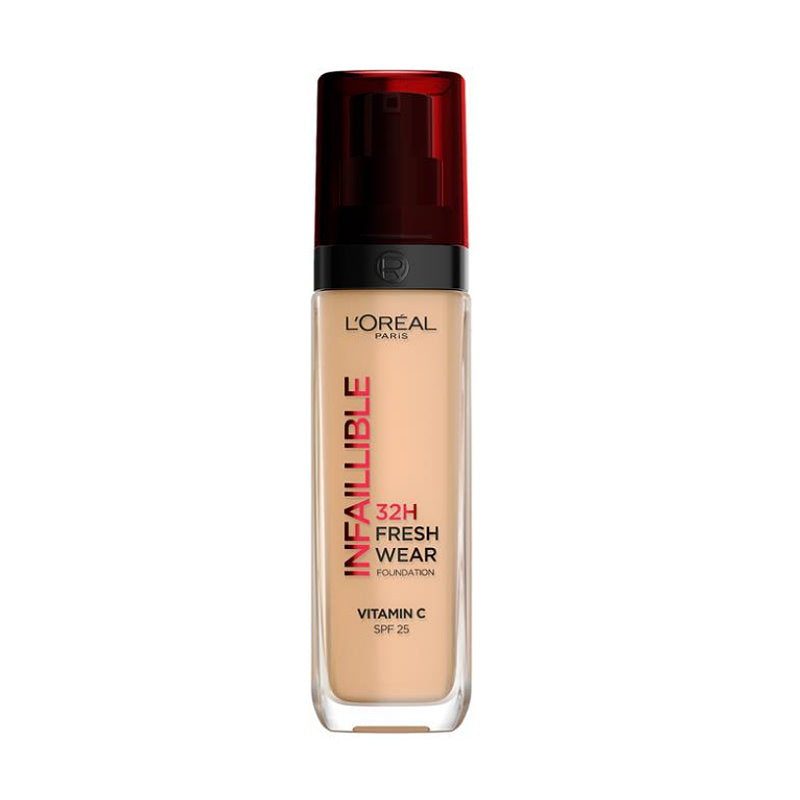 3x L'Oreal Paris Infallible 32H Freshwear Foundation 30ml 220 Sand / Neutral Undertone