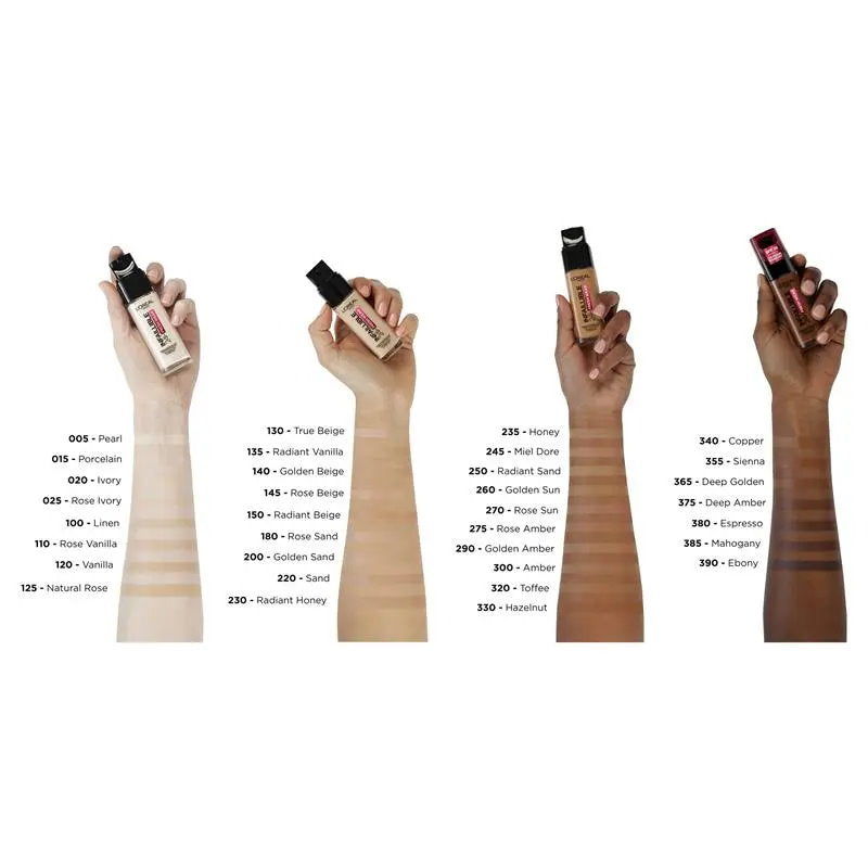 36x L'Oreal Paris Infallible 32H Freshwear Foundation 30ml - Shade 20 Neutral