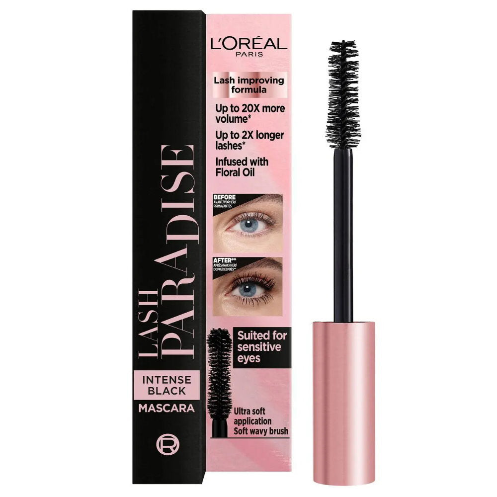 L'Oreal Paris Lash Paradise Mascara 6.4mL Intense Black