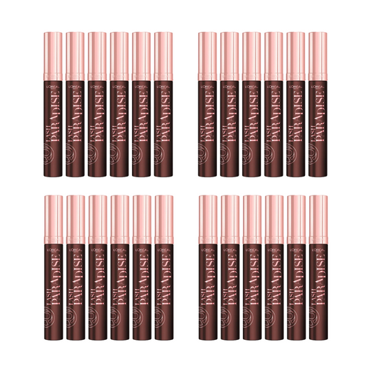 24x L'Oreal Paris Lash Paradise Mascara 6.4ml Black Brown