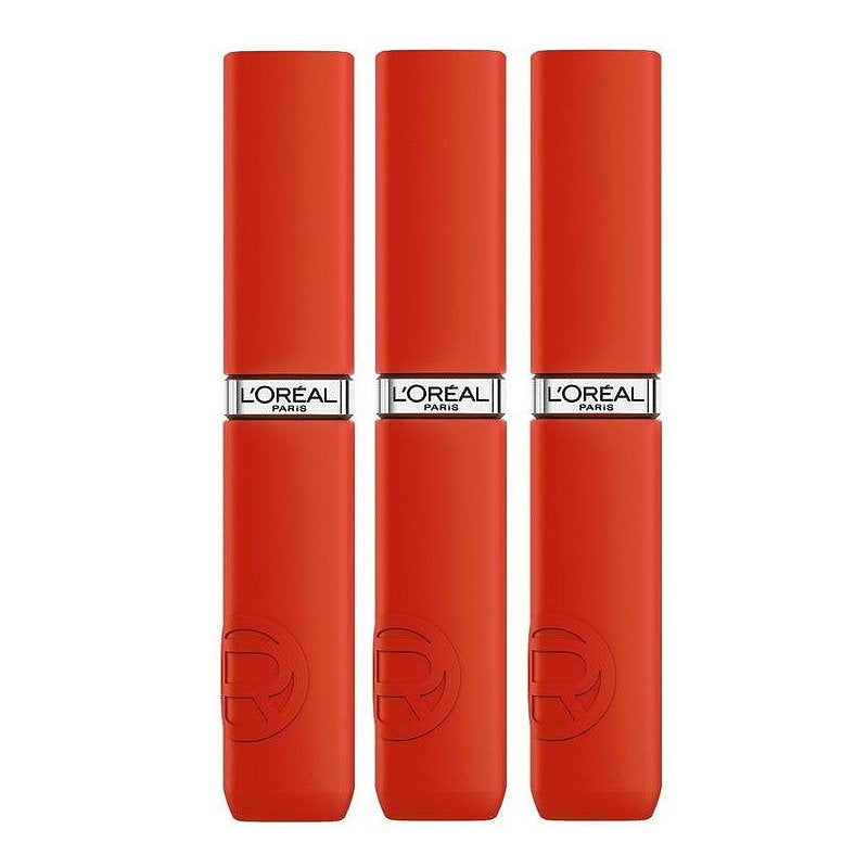 3x L'Oreal Paris Le Matte Resistance Liquid Lipstick 5ml 300 Sunbathing