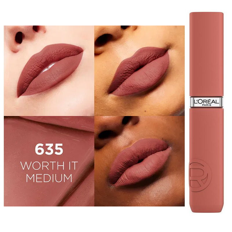 L'Oreal Paris Le Matte Resistance Liquid Lipstick 5ml 630 Rose Heat