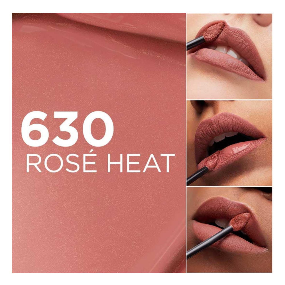 L'Oreal Paris Le Matte Resistance Liquid Lipstick 5ml 630 Rose Heat