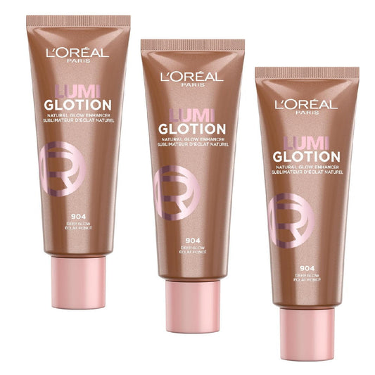 3pk L'Oreal Paris Lumi Glotion - 904 Deep Glow