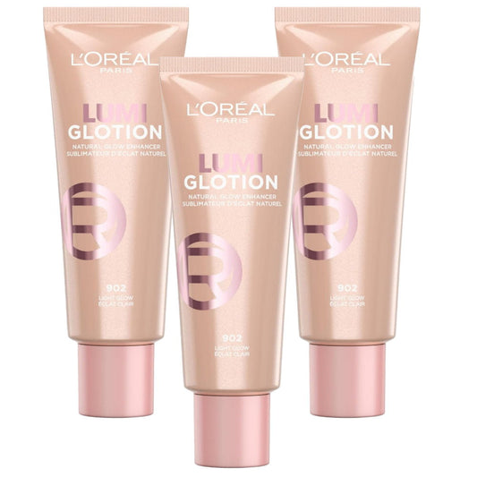 3x L'Oreal Paris Lumi Glotion - 902 Light Glow