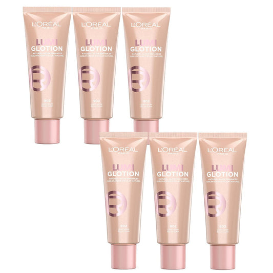 6pk L'Oreal Paris Lumi Glotion 40ml - 902 Light Glow
