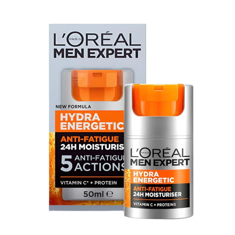 12x L'Oreal Paris Men Expert Hydra Energetic 24hr Anti Fatigue Moisturiser 50ml